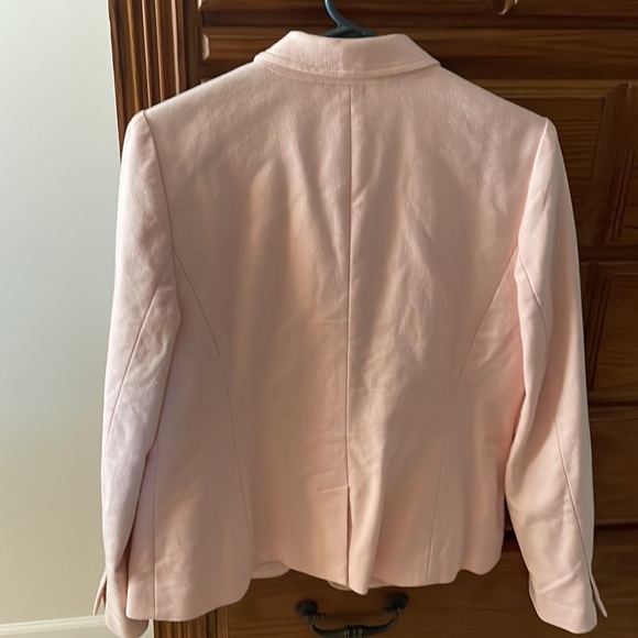Loft size 10 one button closure blazer. Pretty pink color. - Picture 2 of 7